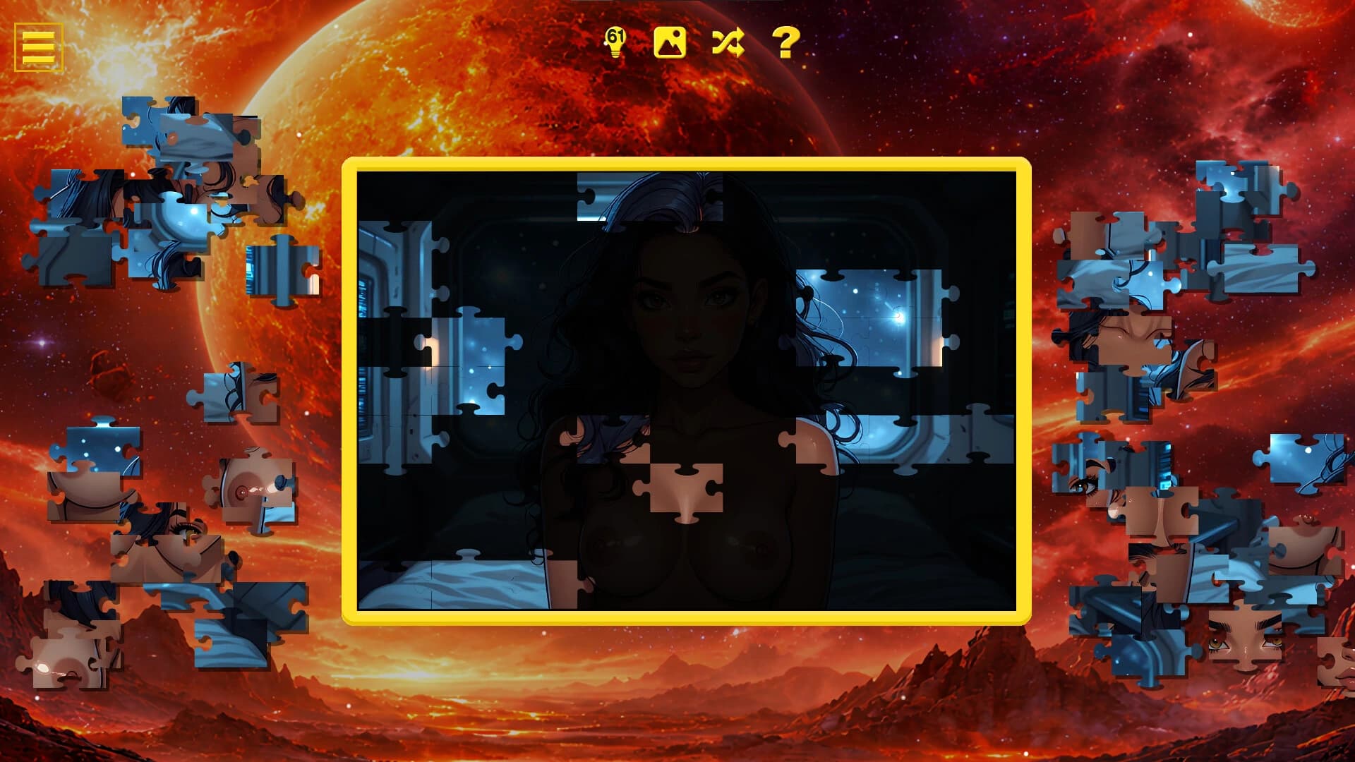 Star Voyagers: Hentai Jigsaw screenshot 1
