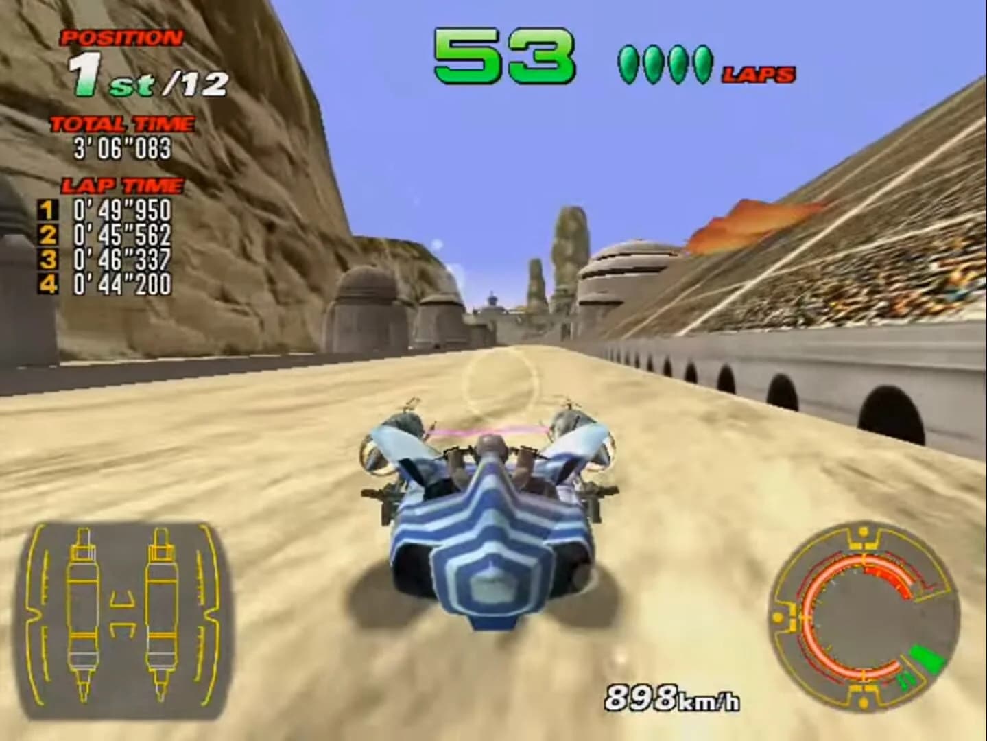Star Wars: Racer Arcade screenshot 2
