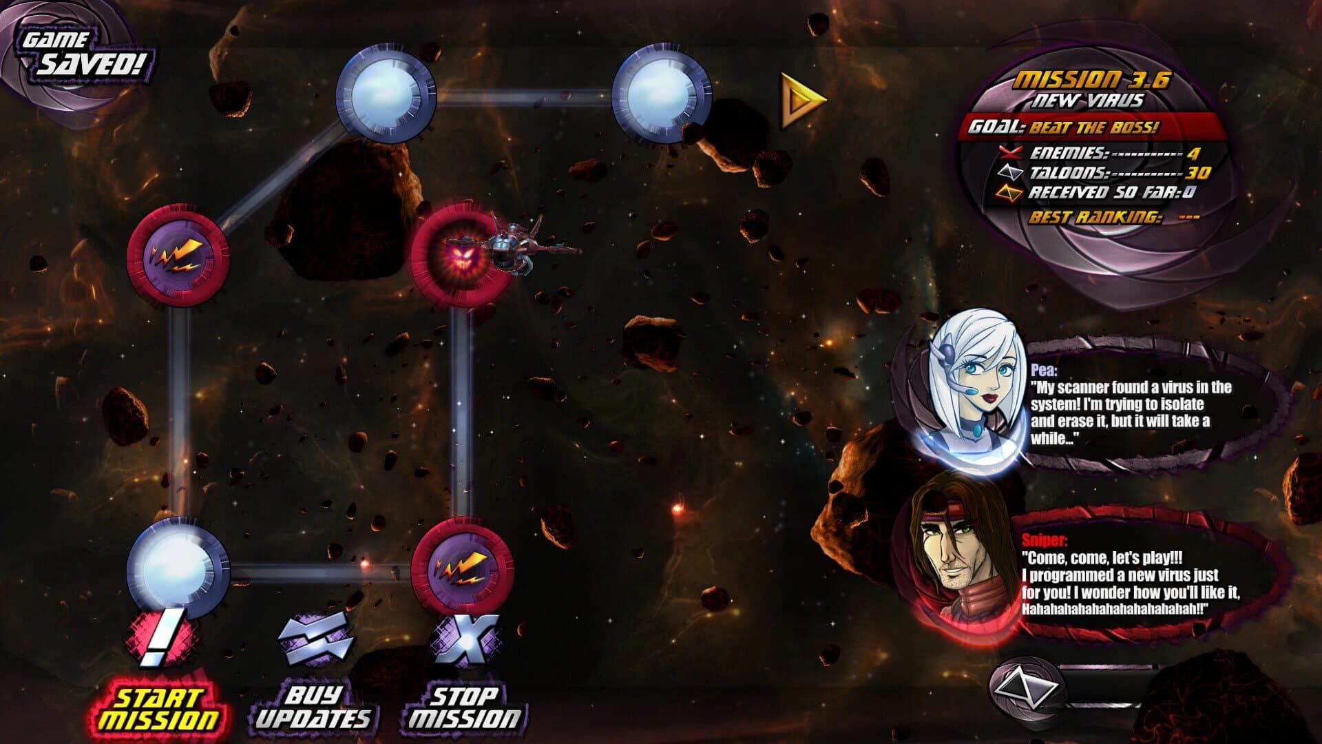 Starlaxis Supernova Edition screenshot 1