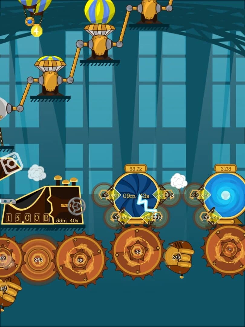 Steampunk Idle Spinner screenshot 2