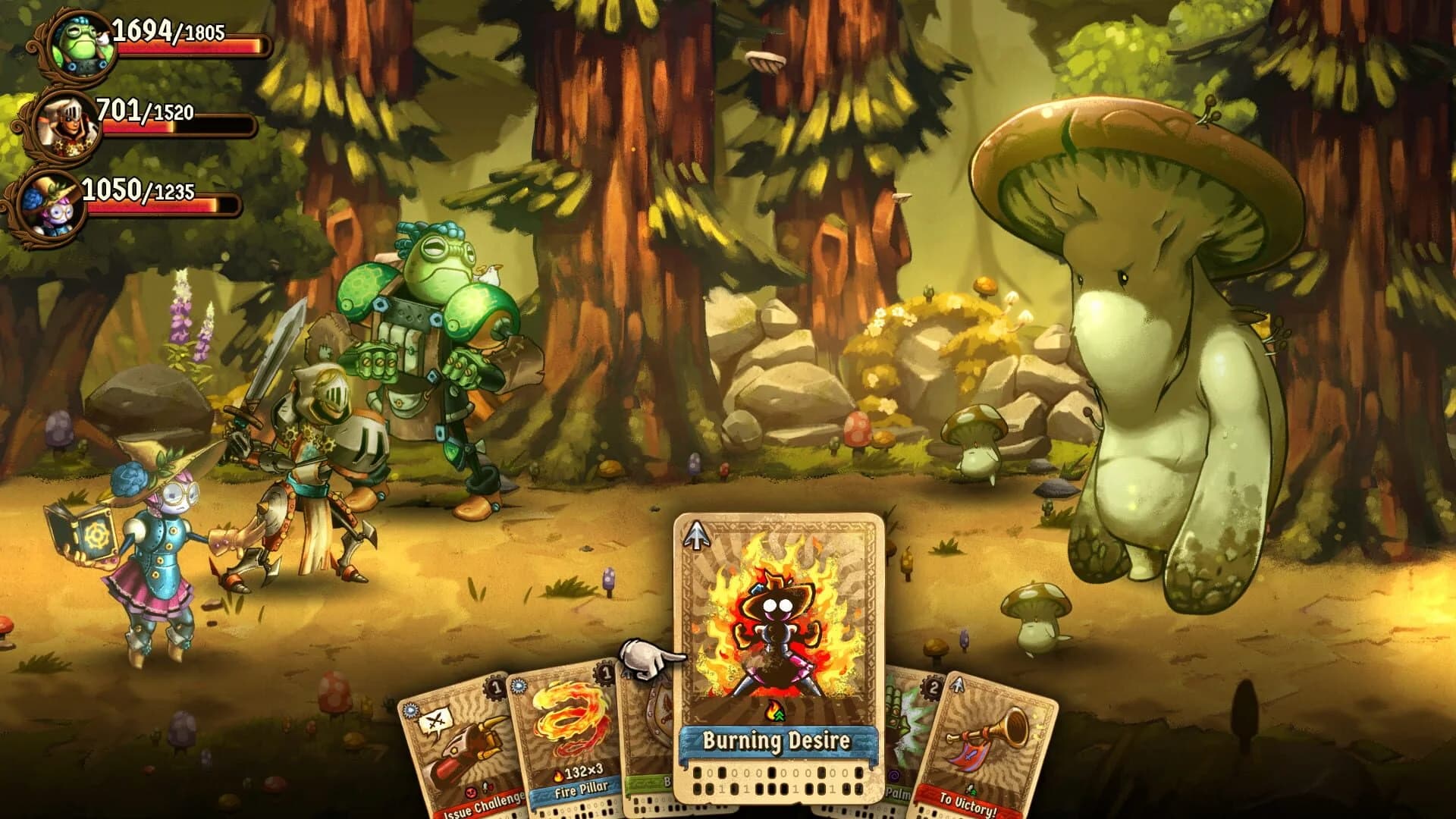 SteamWorld Quest: Hand of Gilgamech screenshot 1