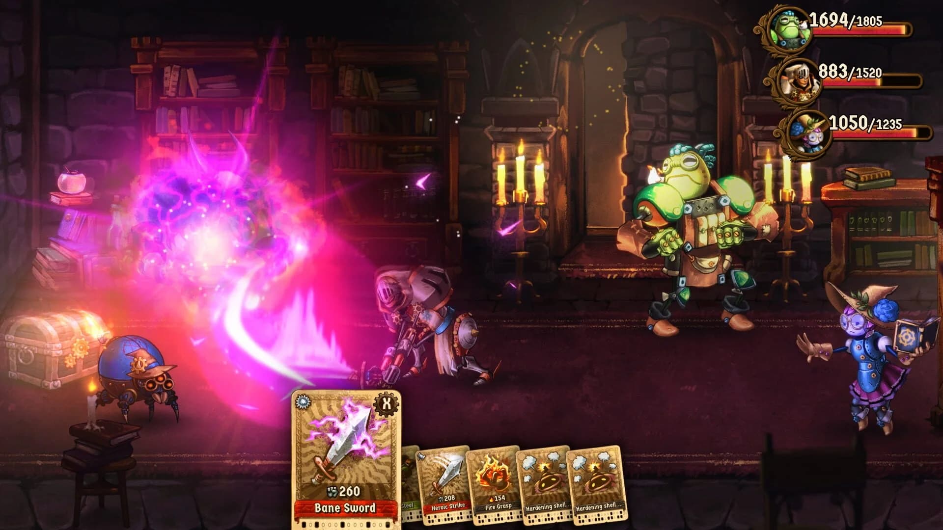 SteamWorld Quest: Hand of Gilgamech screenshot 2