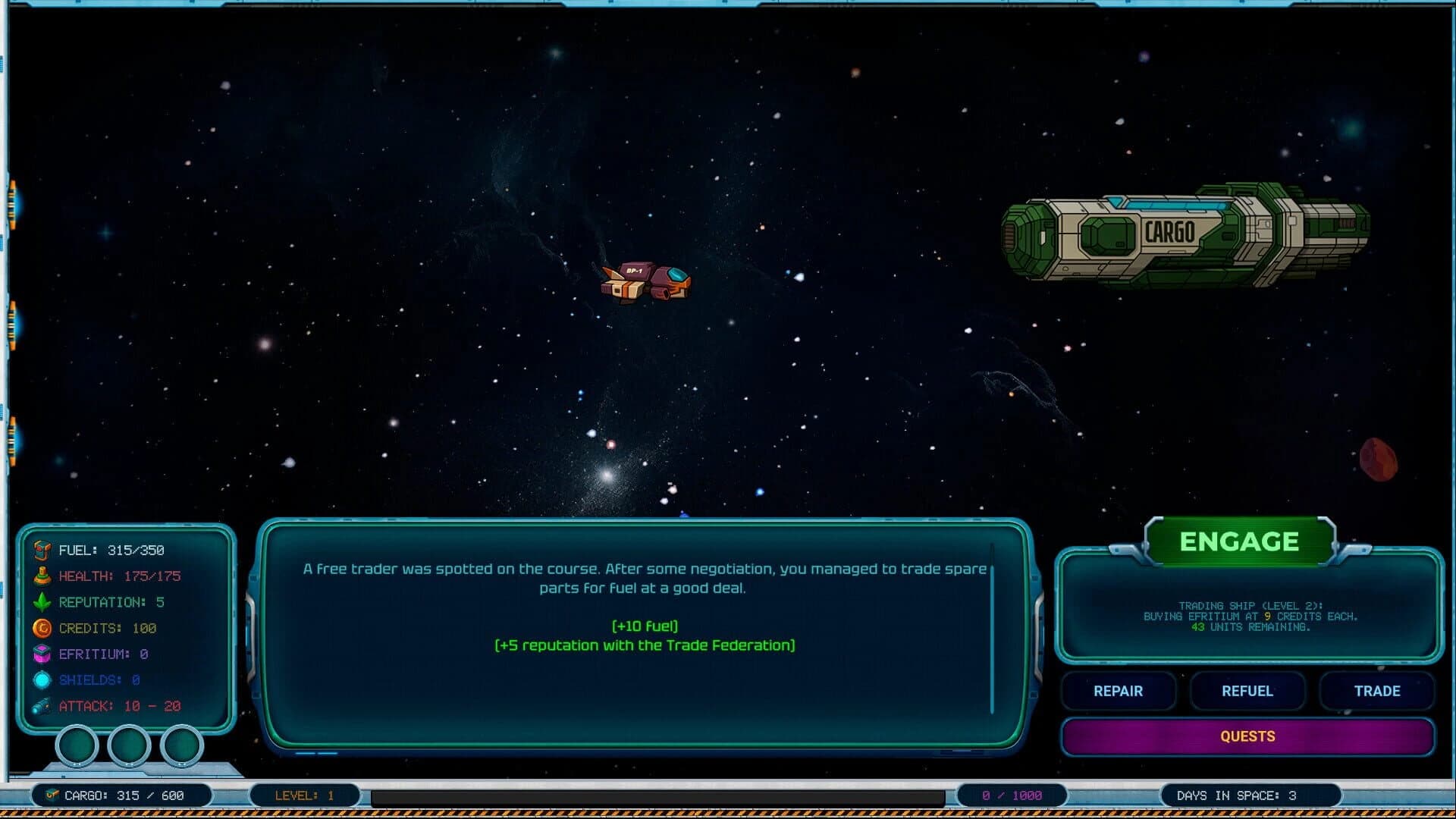Stellar Freight: Echoes of the Void screenshot 5