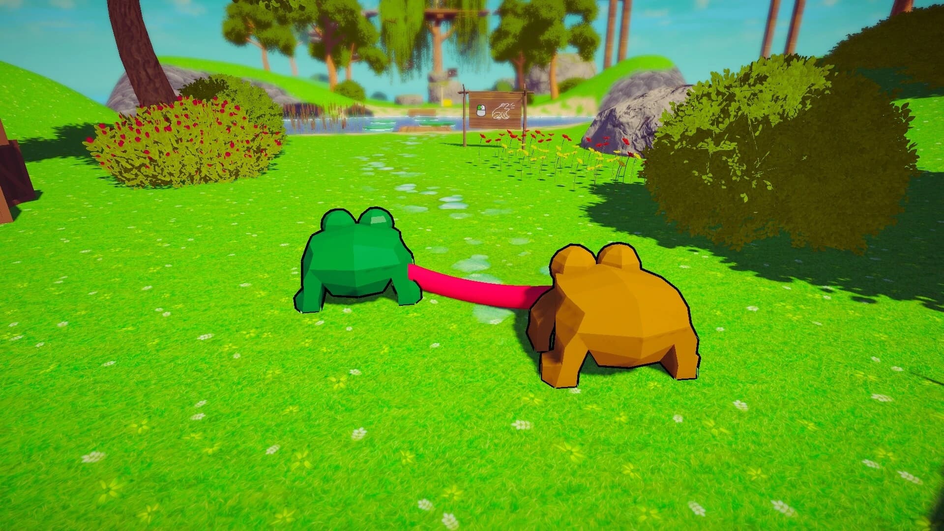 Stick Together!: Co-op Frog Parkour screenshot 6