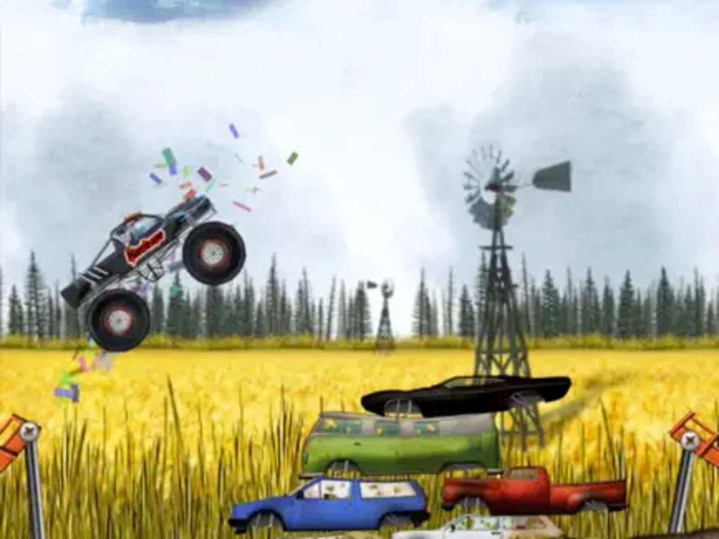 Stickman Downhill Monstertruck screenshot 1