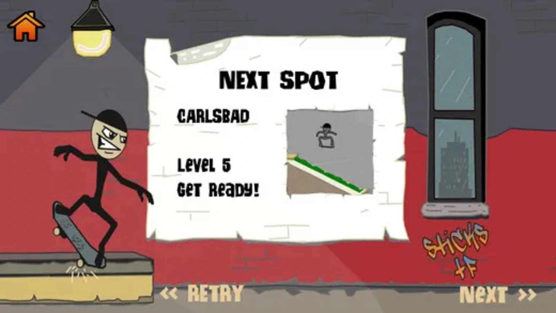 Stickman Skater screenshot 1