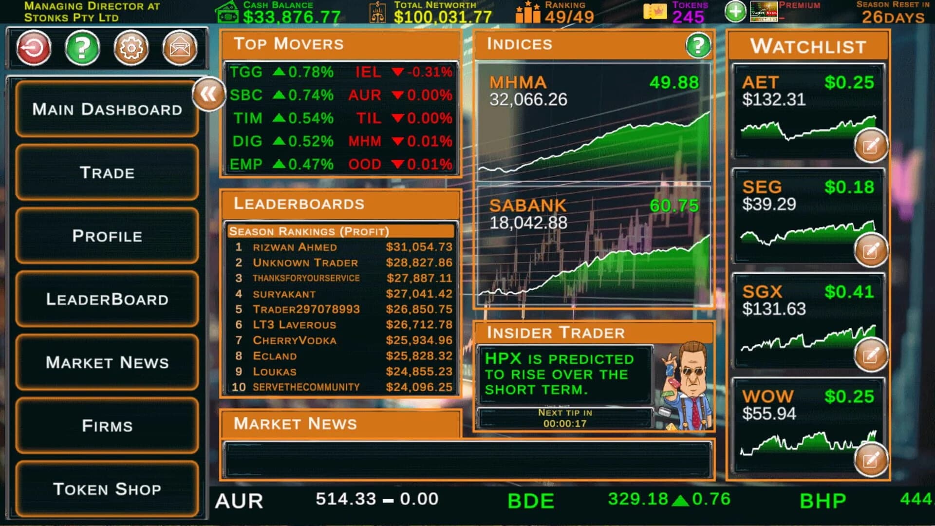 Stock Market Tycoon: Challenge screenshot 1