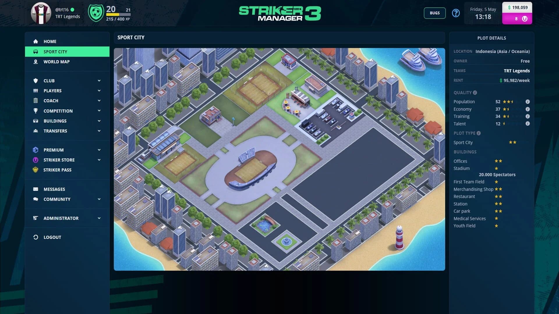 Striker Manager 3 screenshot 2