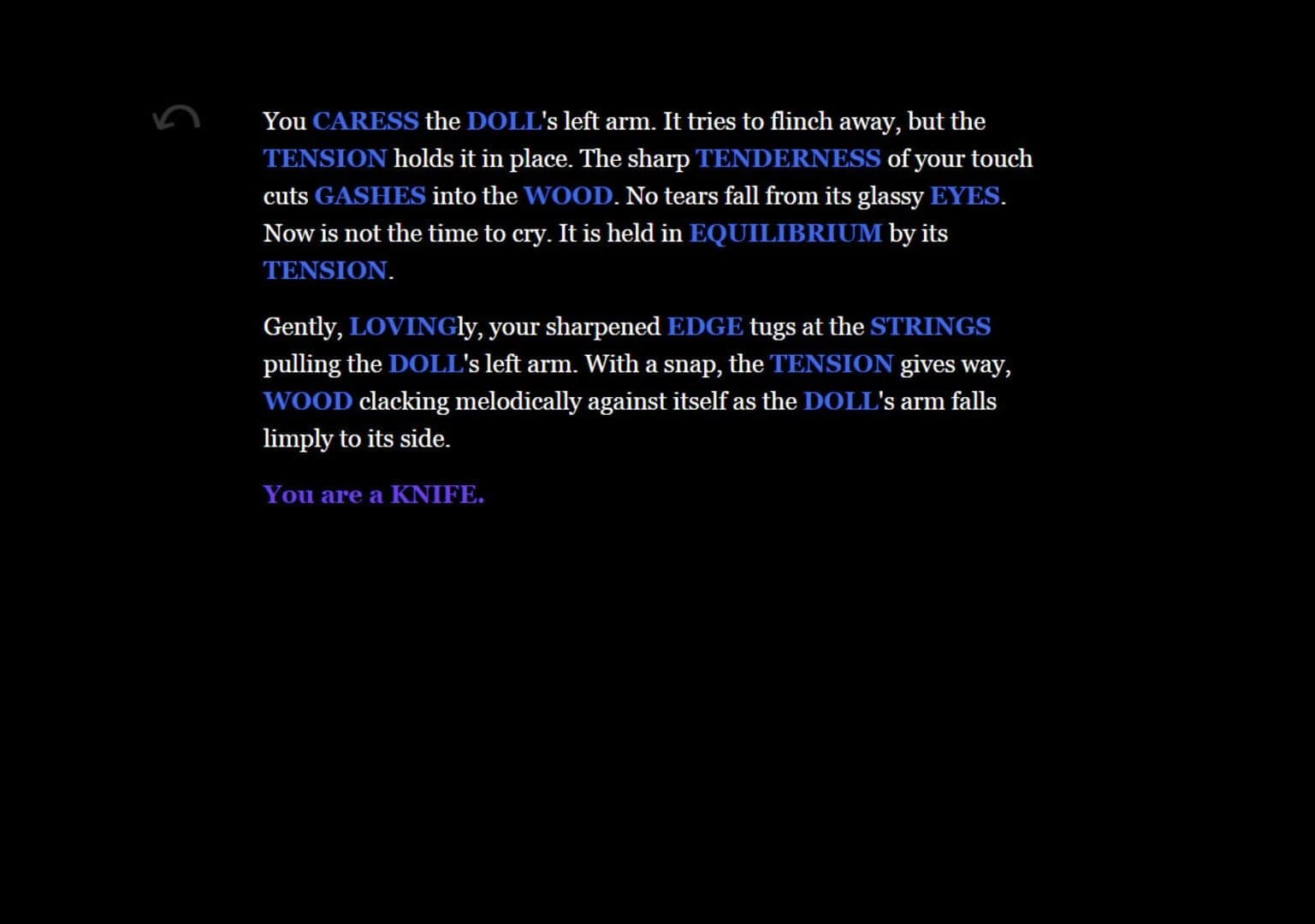 Strings/Threads/Burdens screenshot 3