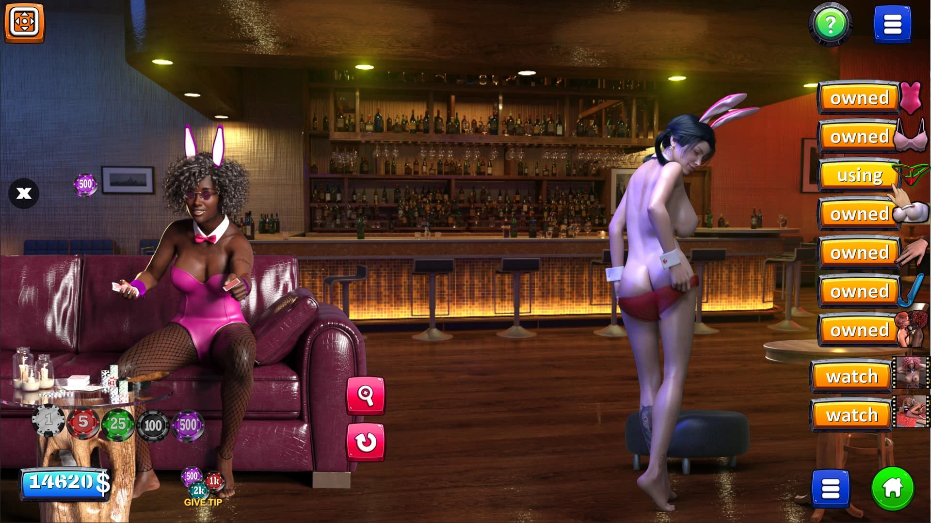 Strip Black Jack: Sex Bunny screenshot 2