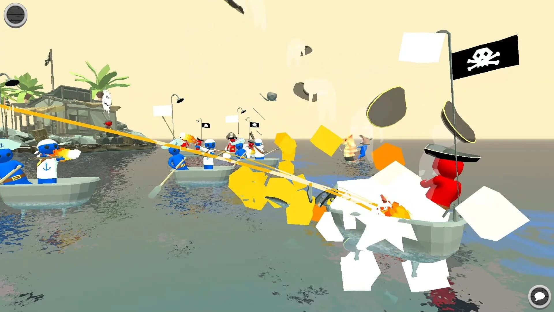 Stupid Raft Battle Simulator screenshot 5