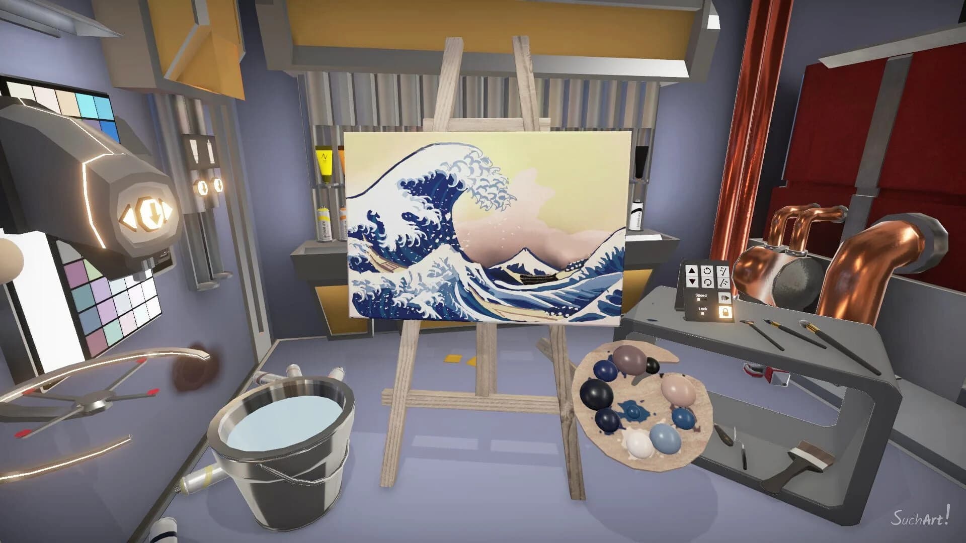 SuchArt: Genius Artist Simulator screenshot 1