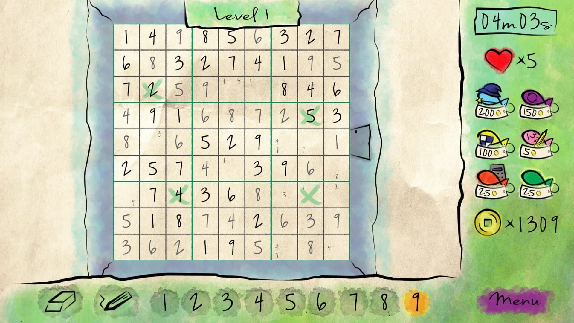 Sudoku Quest screenshot 4