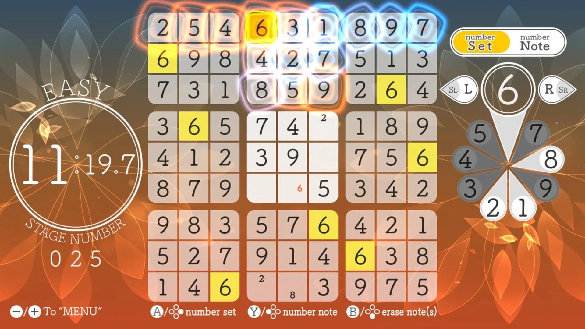 Sudoku Relax 3 Autumn Leaves screenshot 1