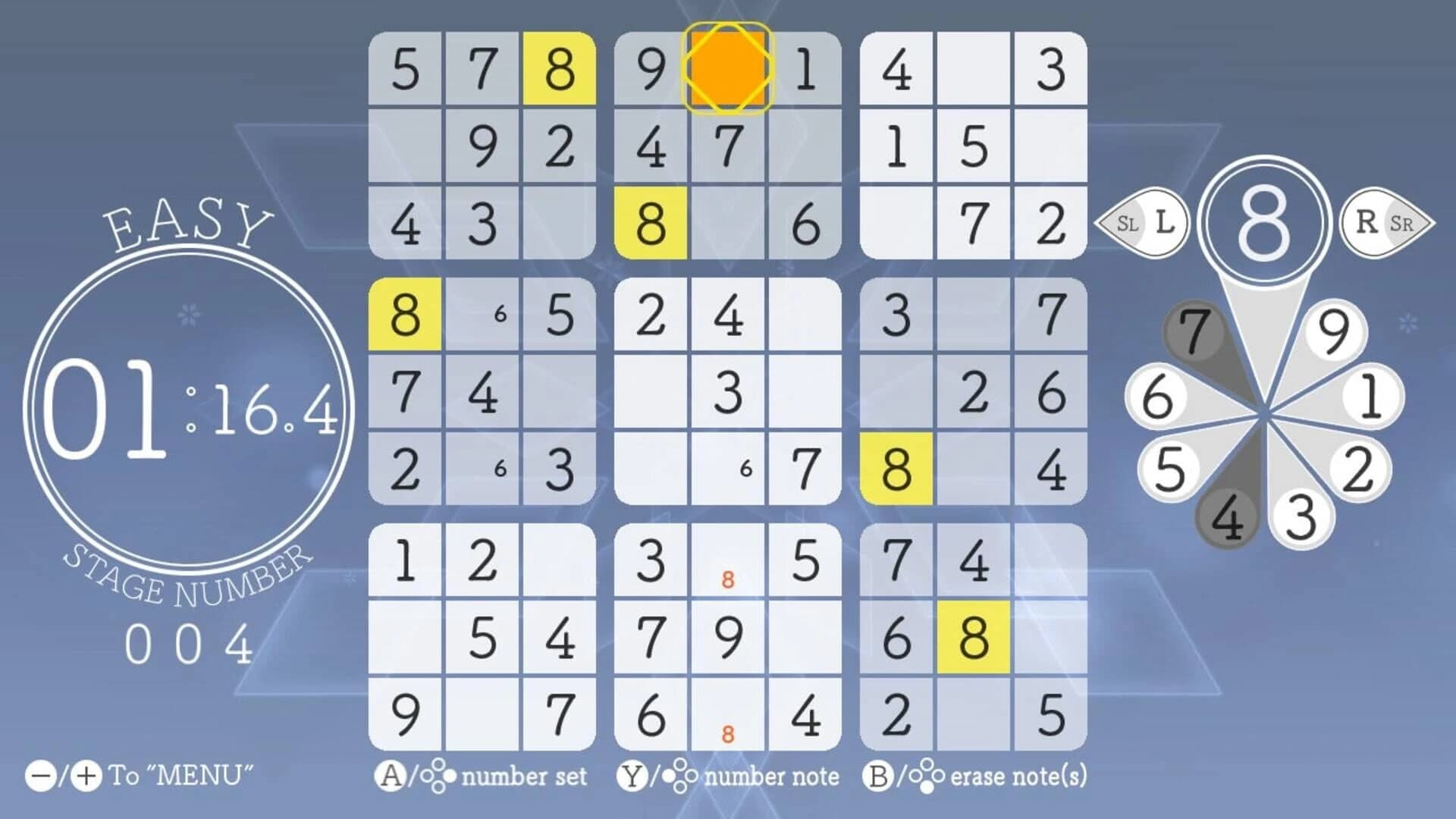 Sudoku Relax 4 Winter Snow screenshot 1