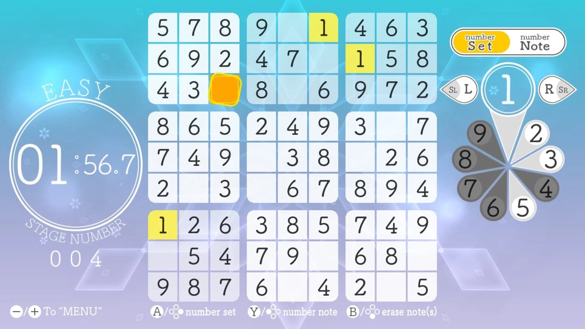 Sudoku Relax 4 Winter Snow screenshot 2