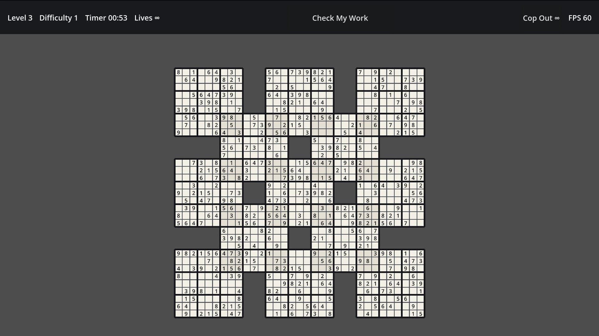 Sudoku: Unlimited Expansion screenshot 1
