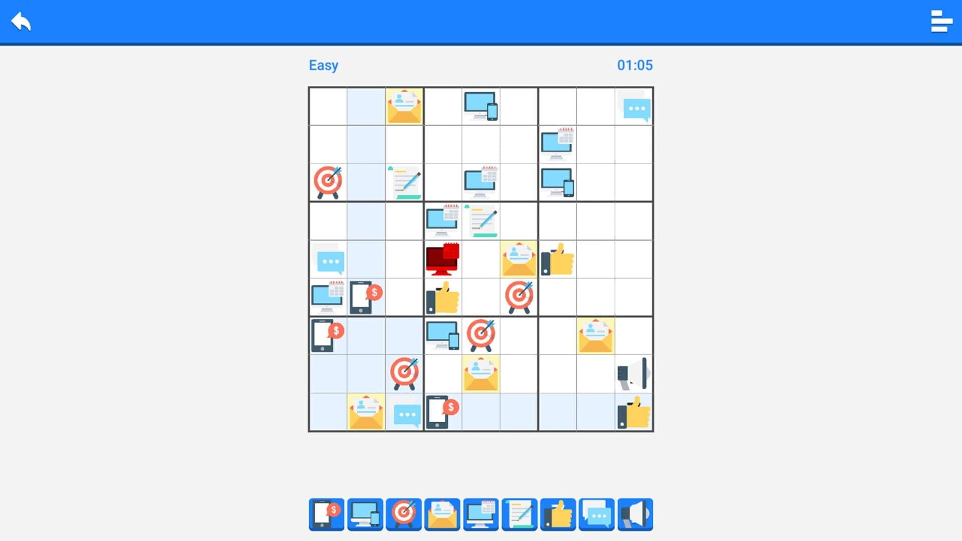 Sudoku-X screenshot 2