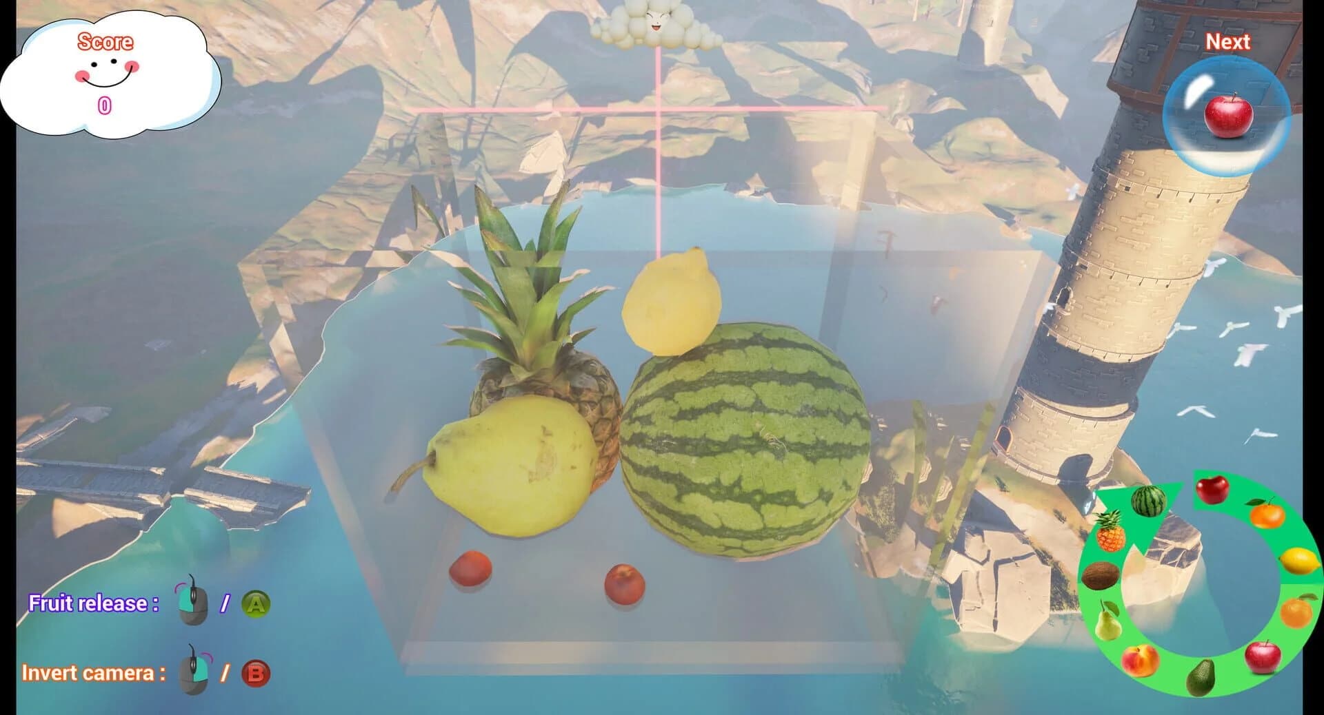 Suika game 3D screenshot 2
