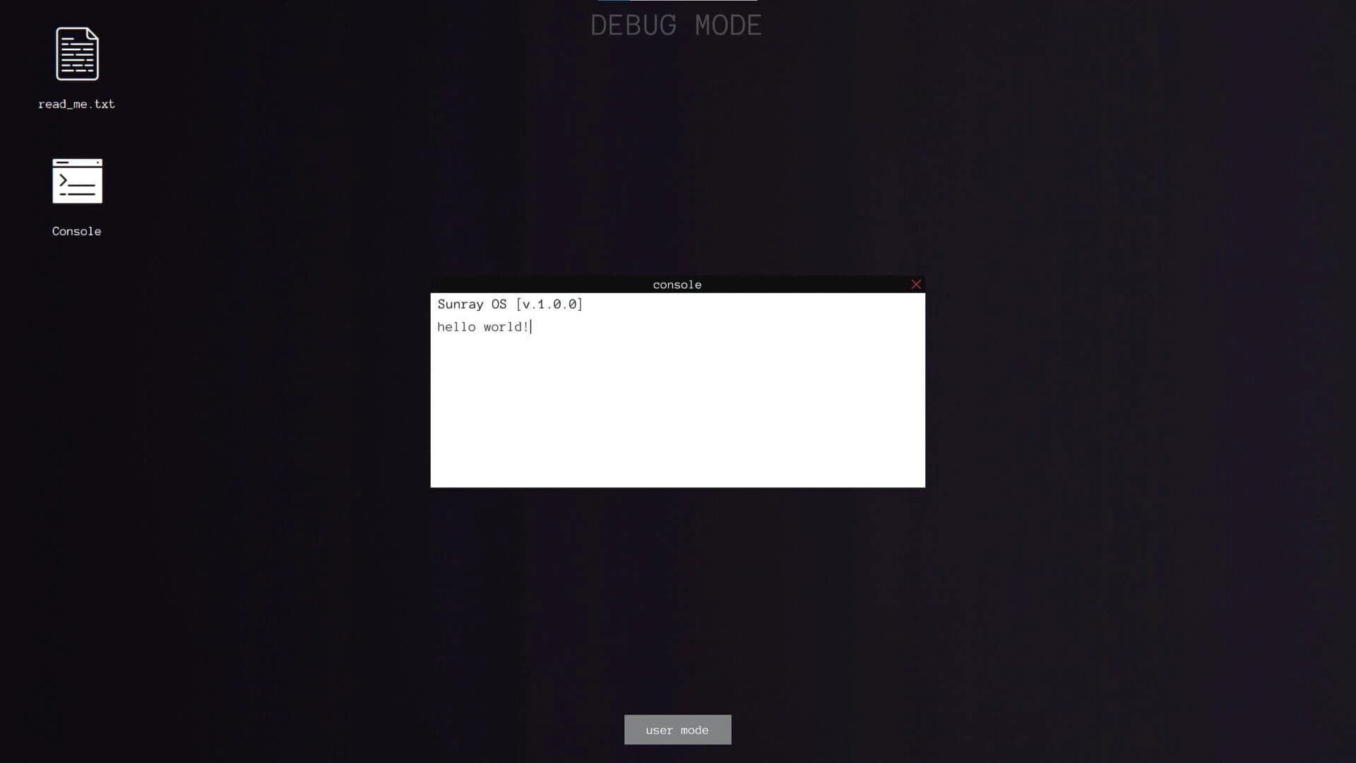 Sunray OS screenshot 2
