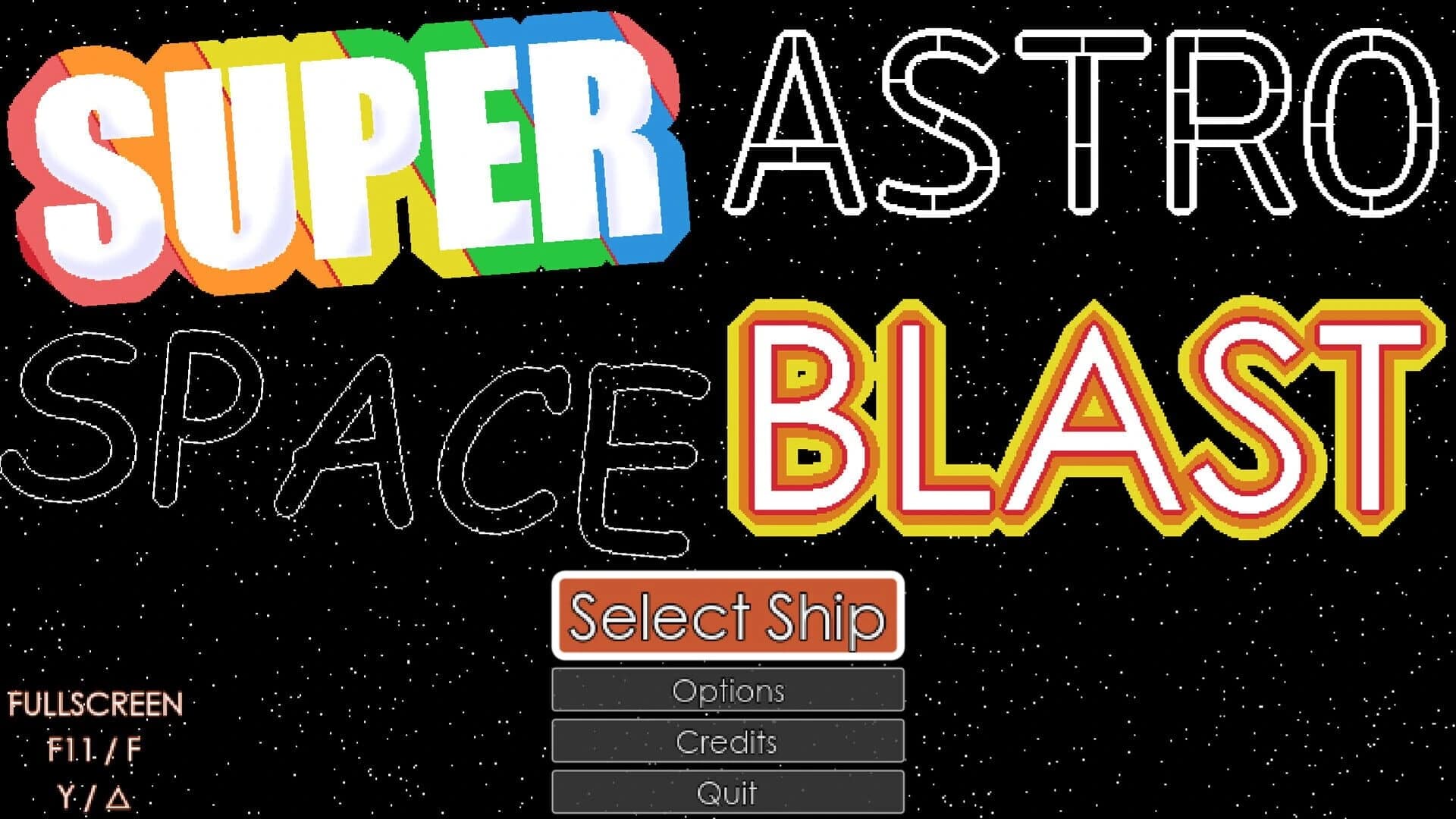 Super Astro Space Blast screenshot 1