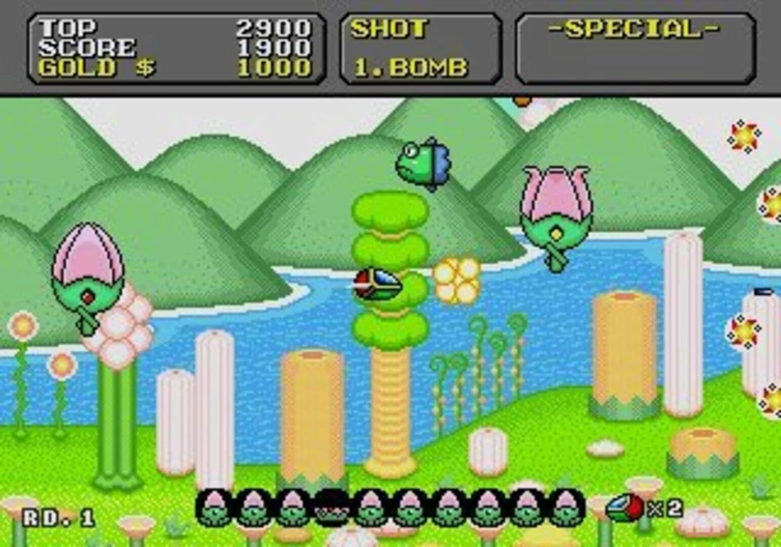 Super Fantasy Zone screenshot 2