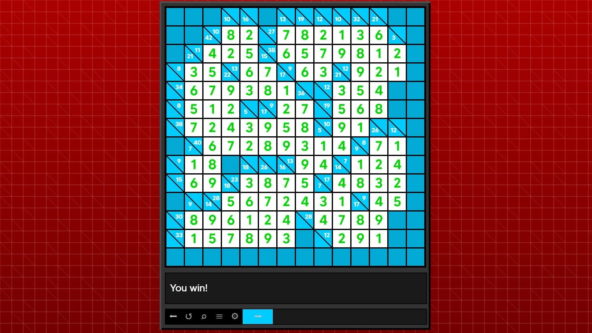 Super Kakuro: Cross Sums screenshot 5