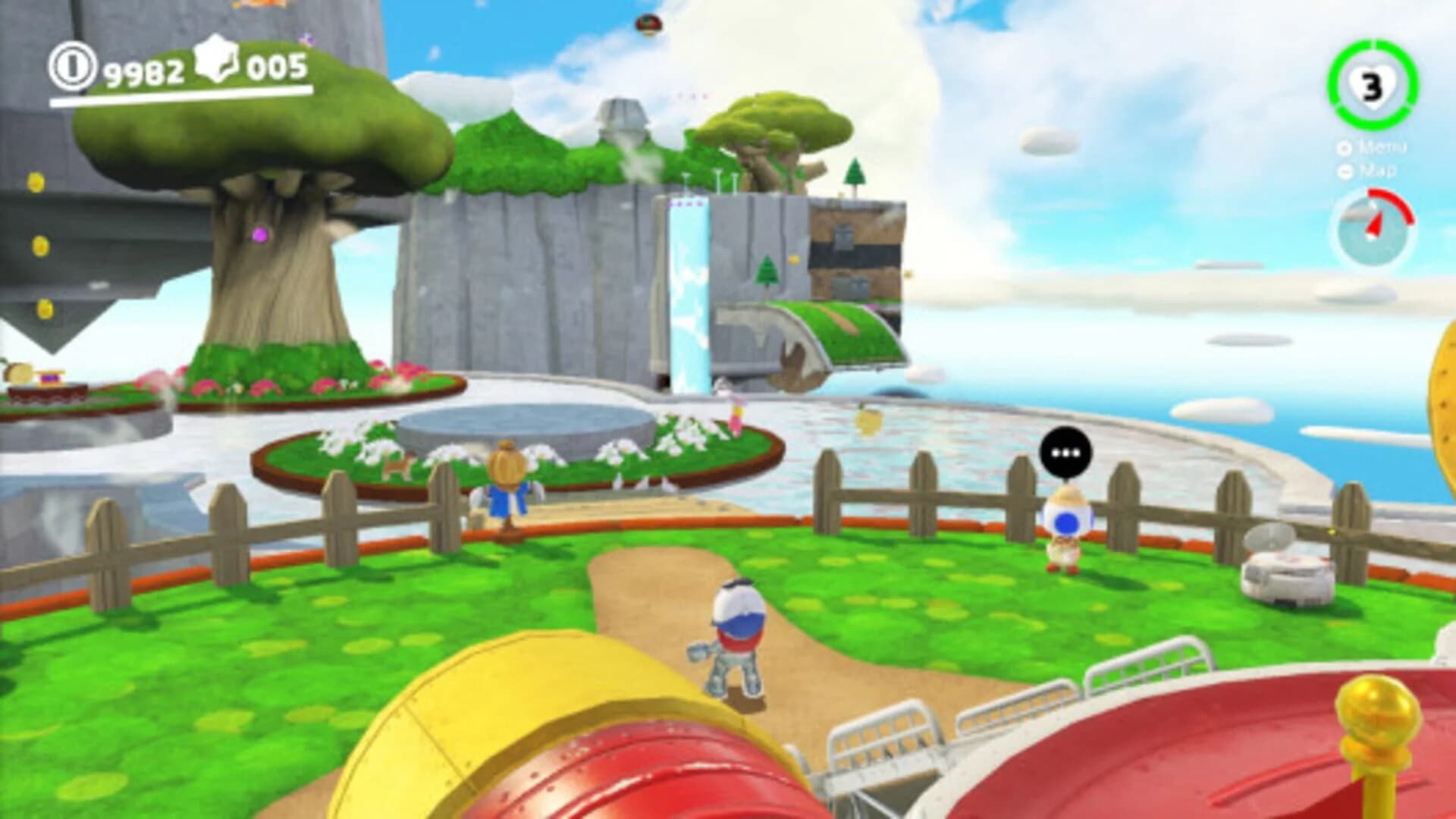 Super Mario Odyssey: Fluffy Bluff Kingdom screenshot 1