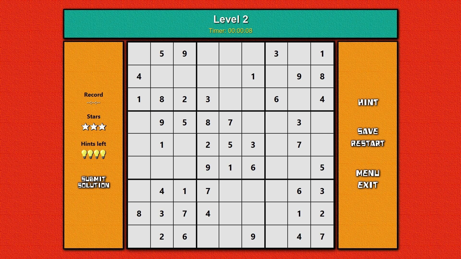Super Turbo Sudoku screenshot 1
