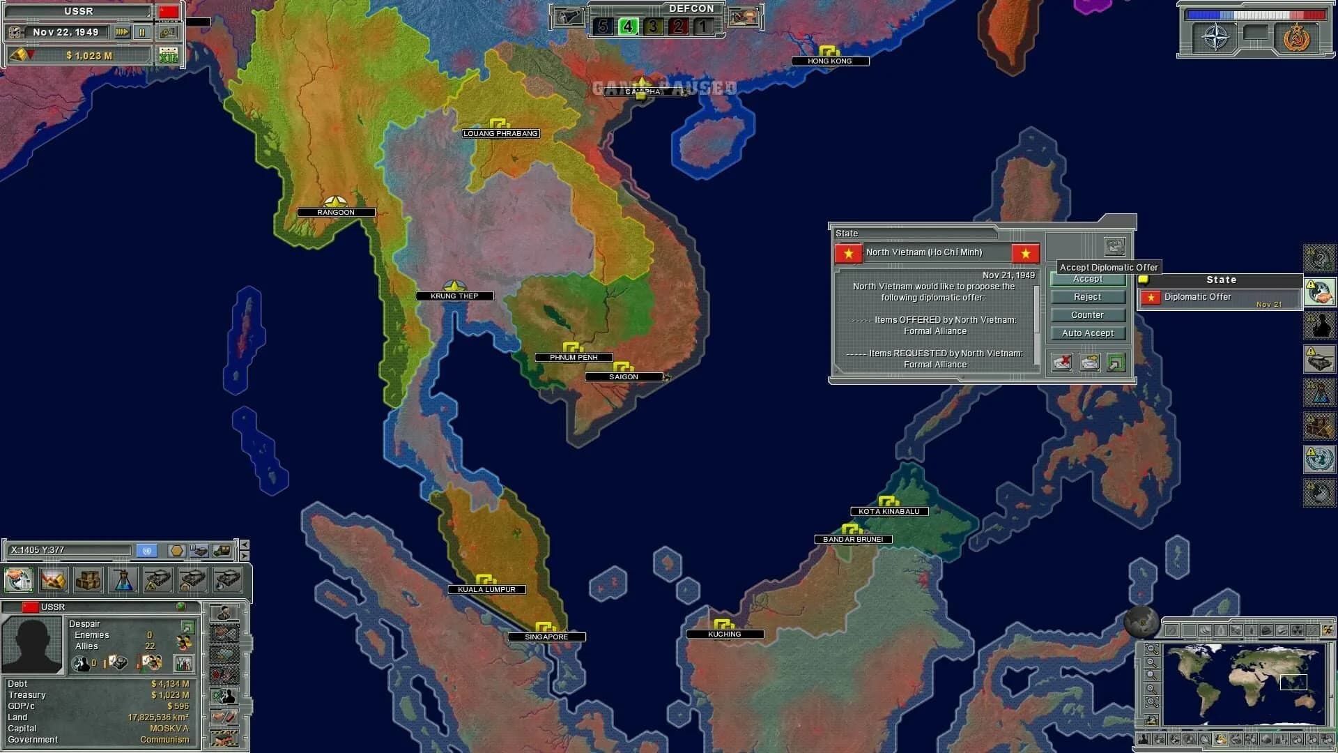 Supreme Ruler: Cold War screenshot 3