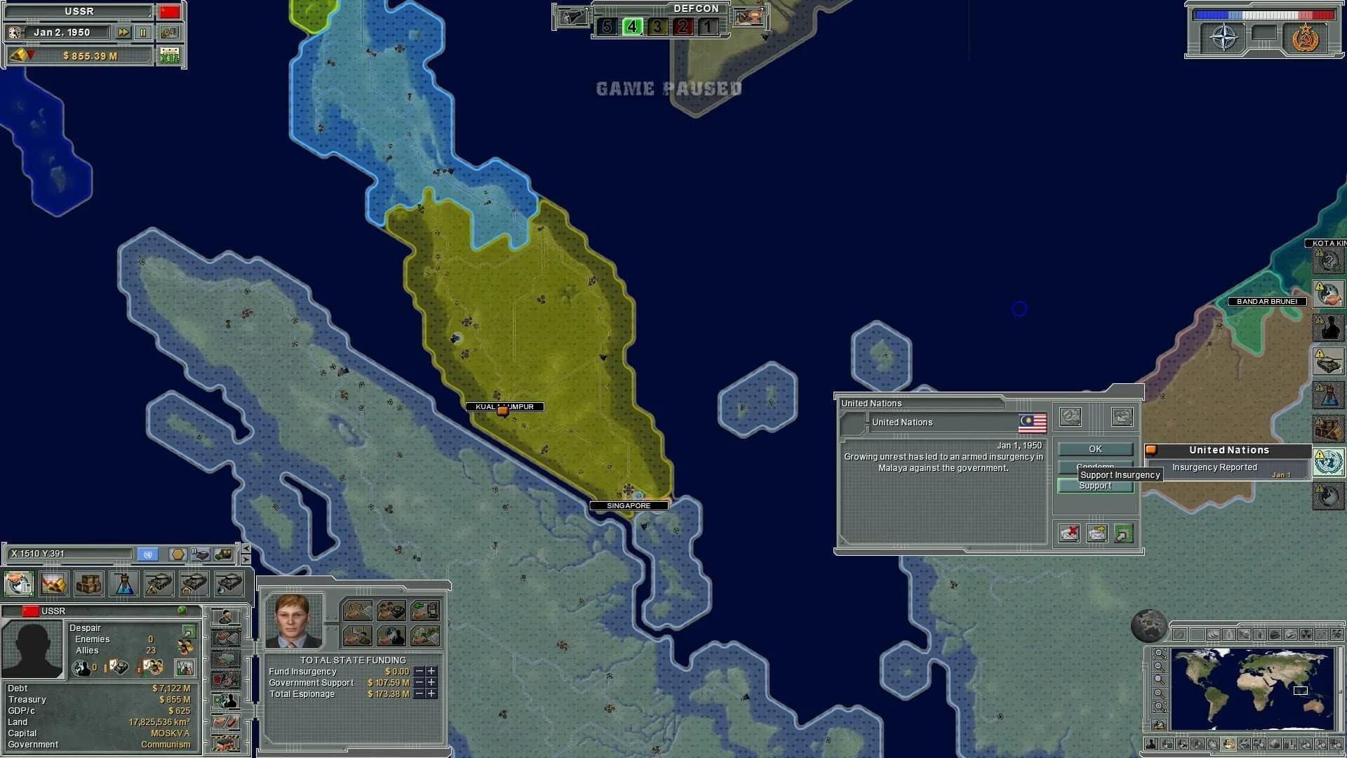 Supreme Ruler: Cold War screenshot 2