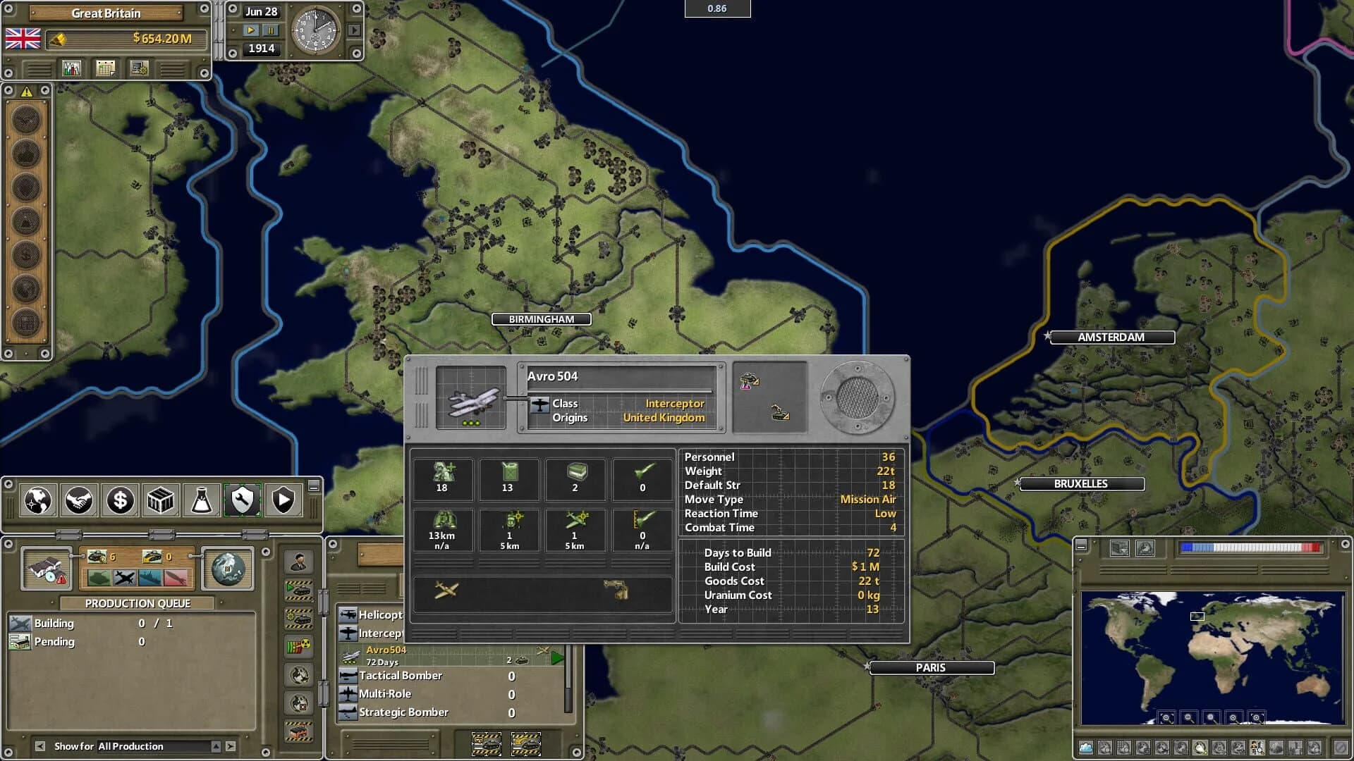 Supreme Ruler the Great War screenshot 3