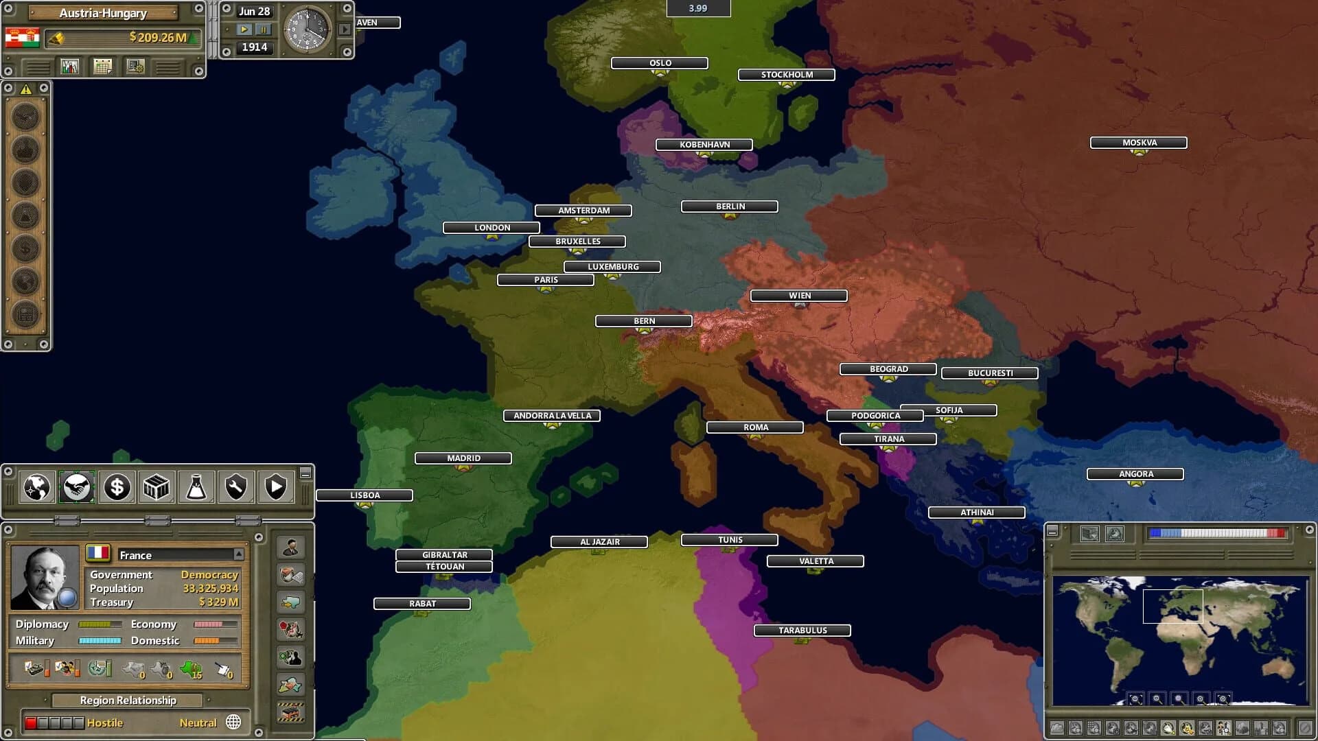 Supreme Ruler the Great War screenshot 2