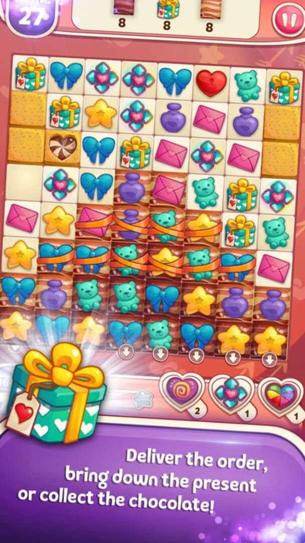 Sweet Hearts Match 3 screenshot 5
