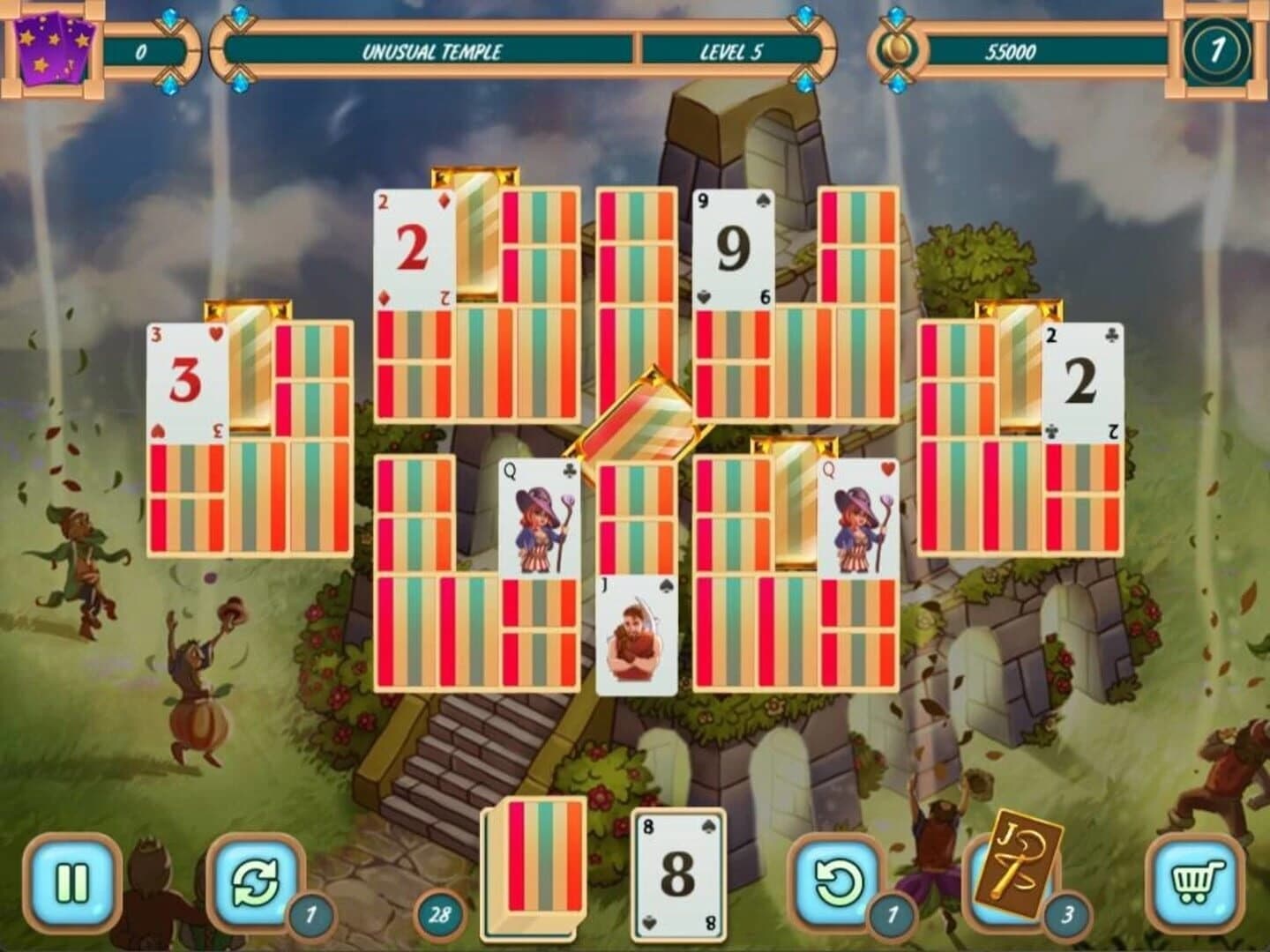 Sweet Solitaire: School Witch 2 screenshot 5