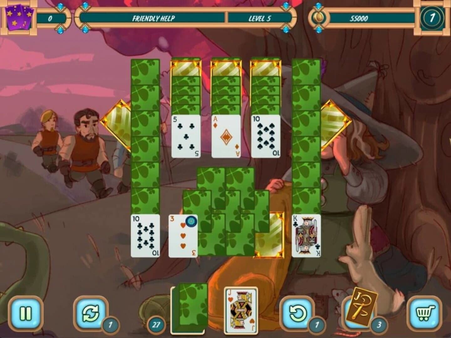 Sweet Solitaire: School Witch 2 screenshot 3