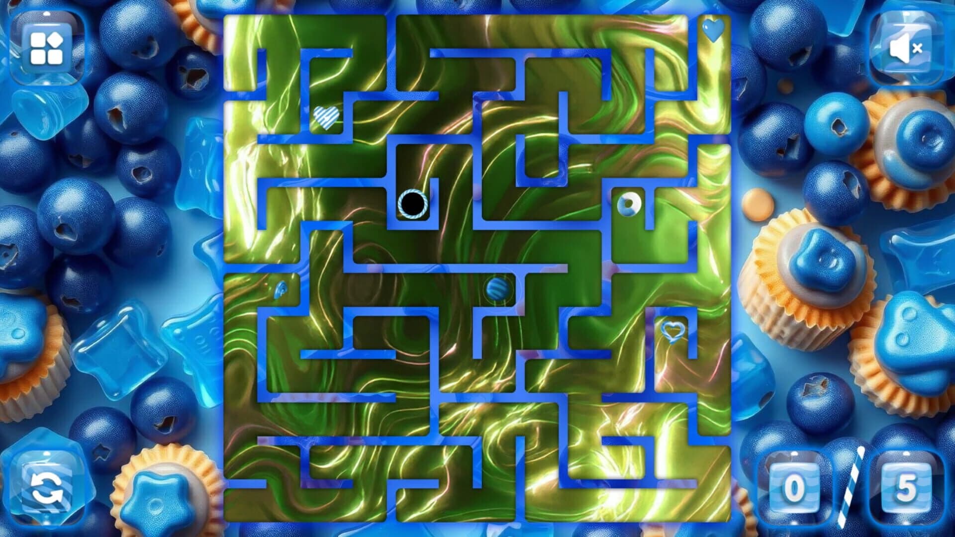 Sweetie Candy Maze: Blueberry screenshot 5