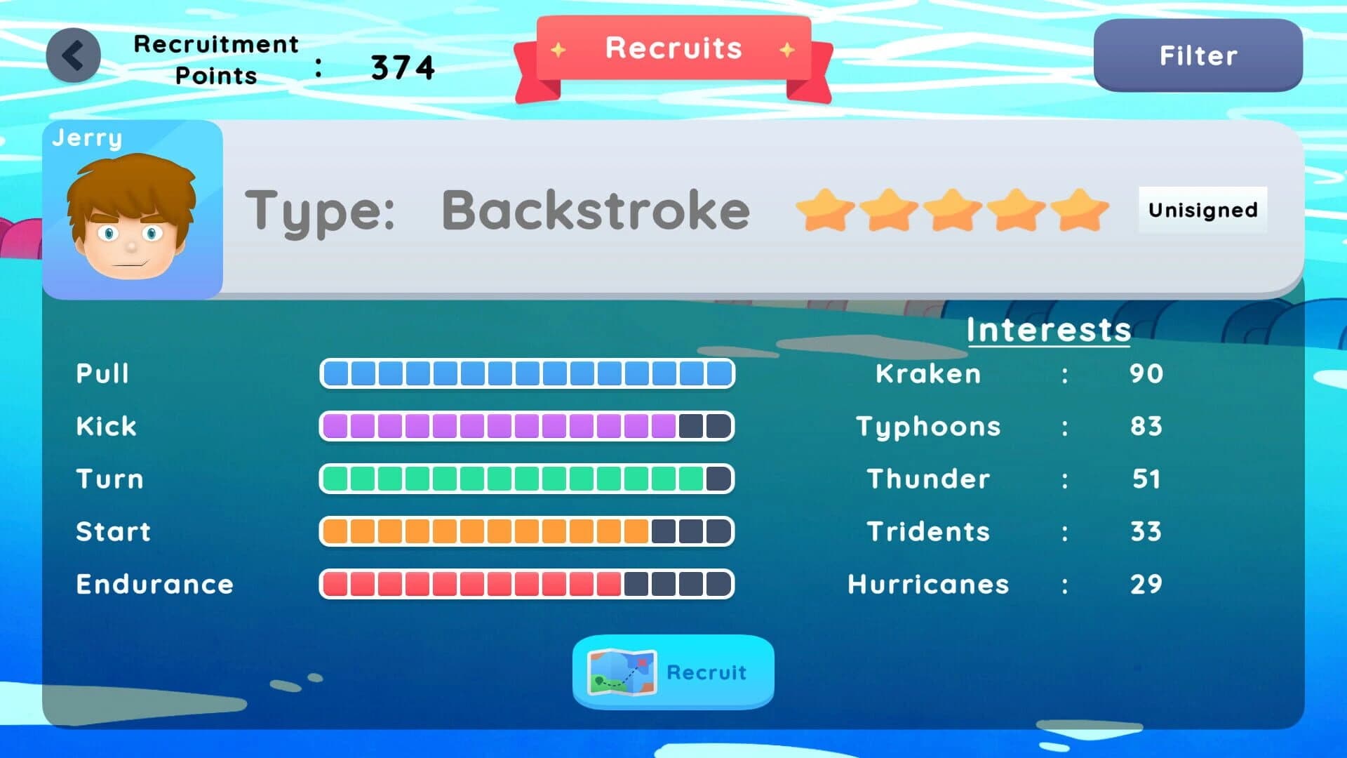 Swimming Dynasty screenshot 2