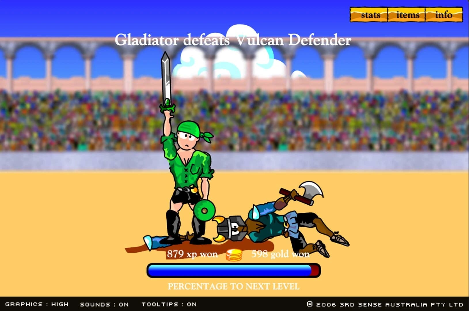 Swords and Sandals I: Gladiator screenshot 3