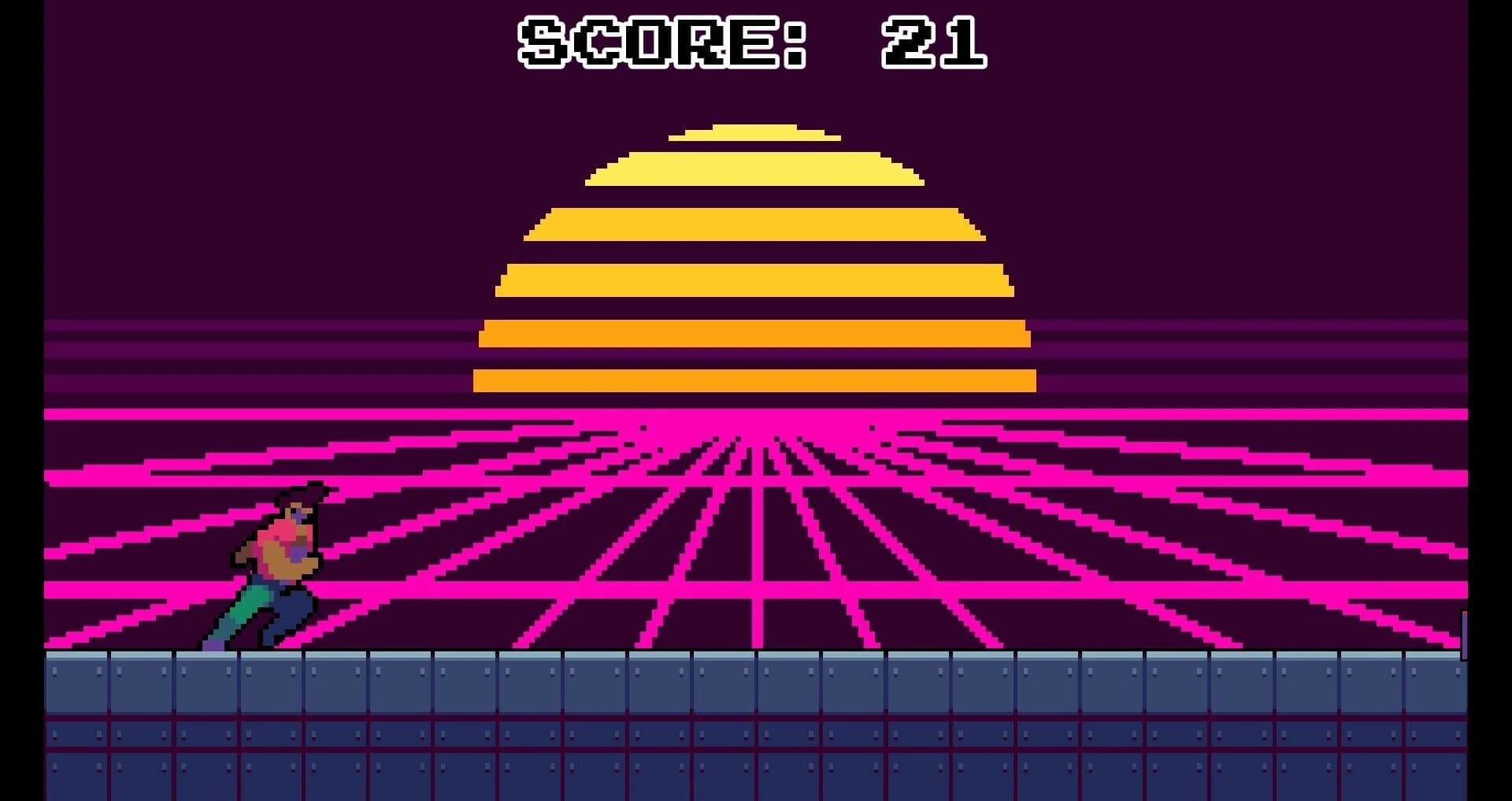 Synthwave Runner screenshot 4