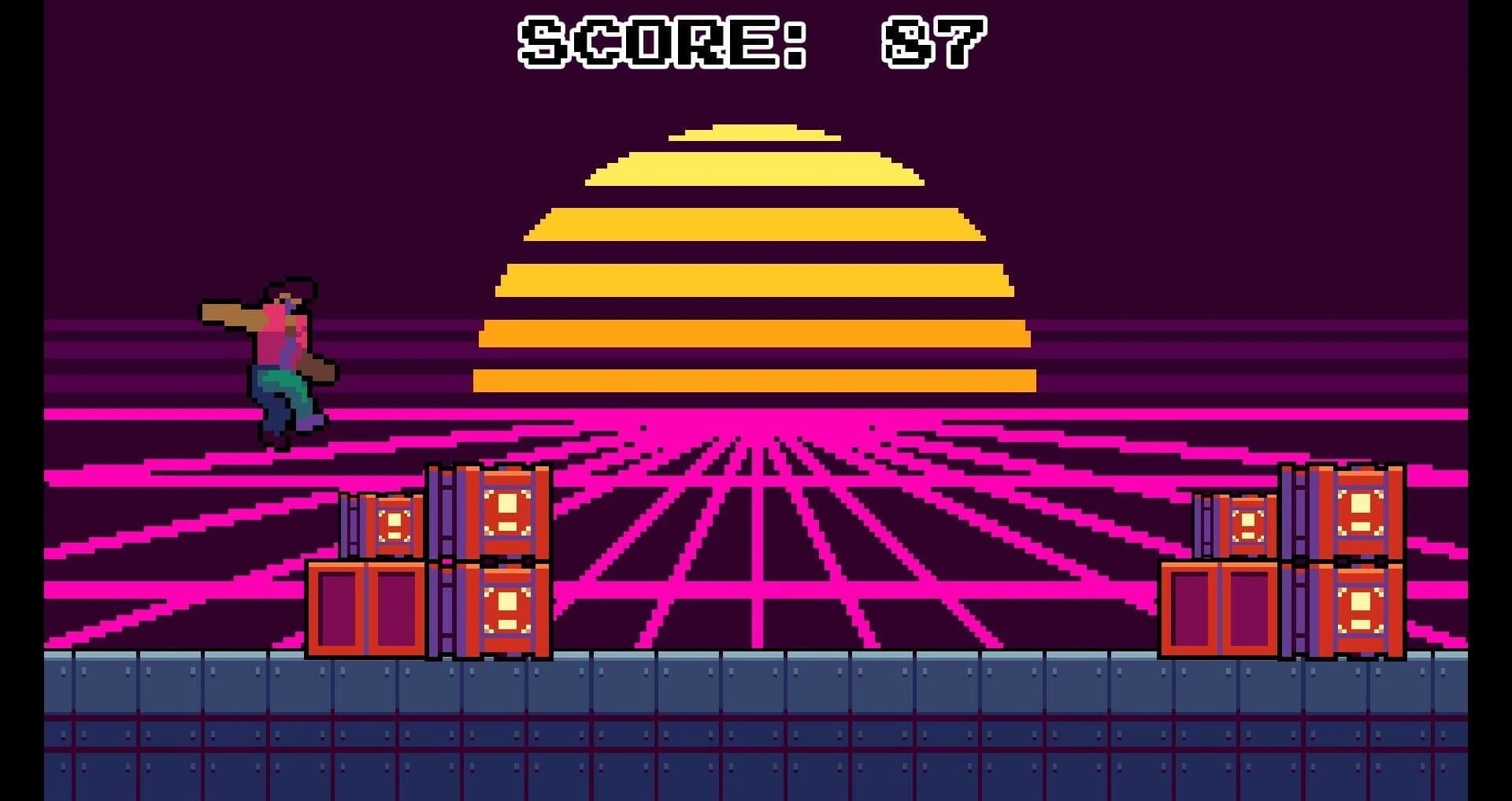 Synthwave Runner screenshot 1