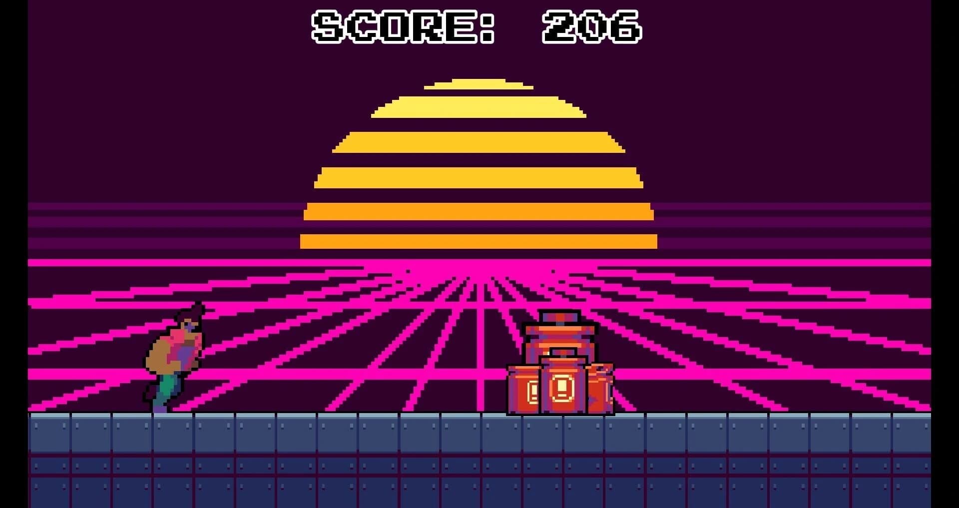 Synthwave Runner screenshot 3