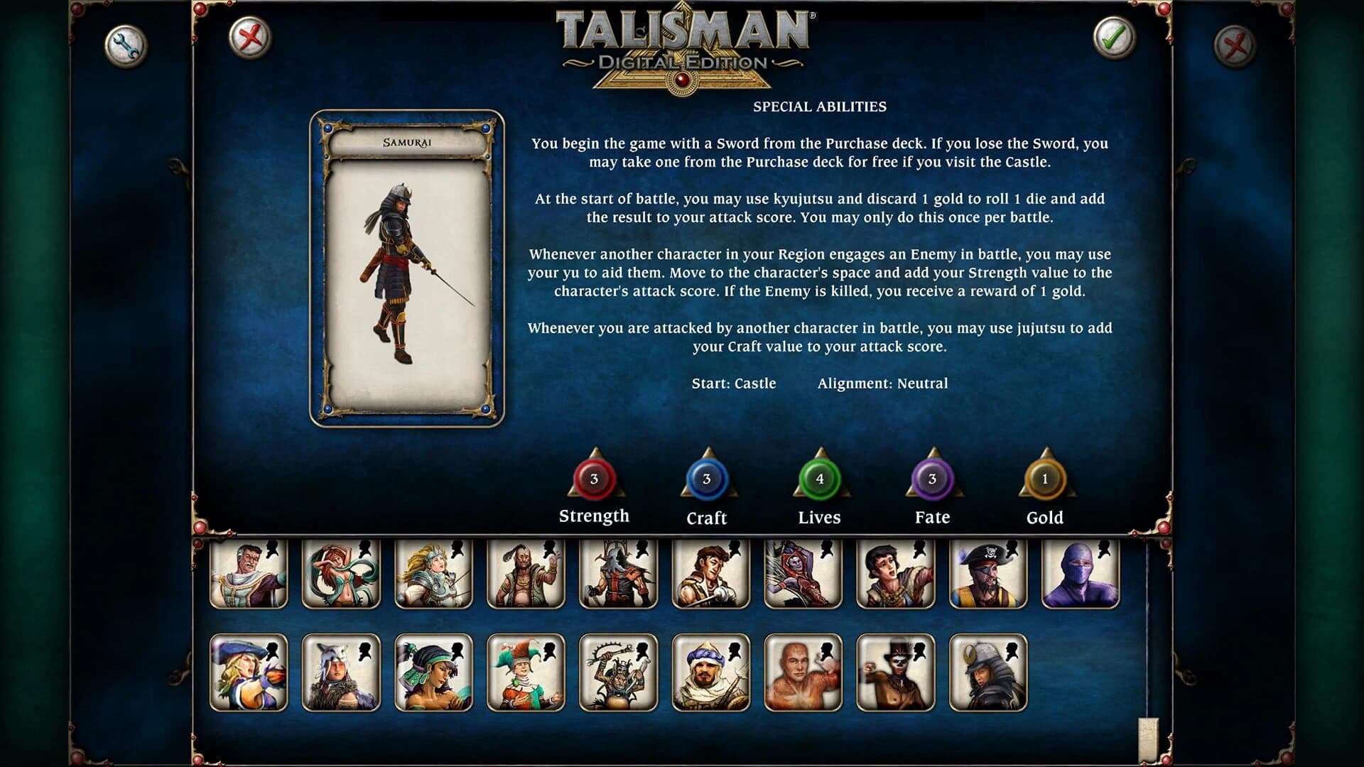 Talisman: Digital Edition - Samurai screenshot 3