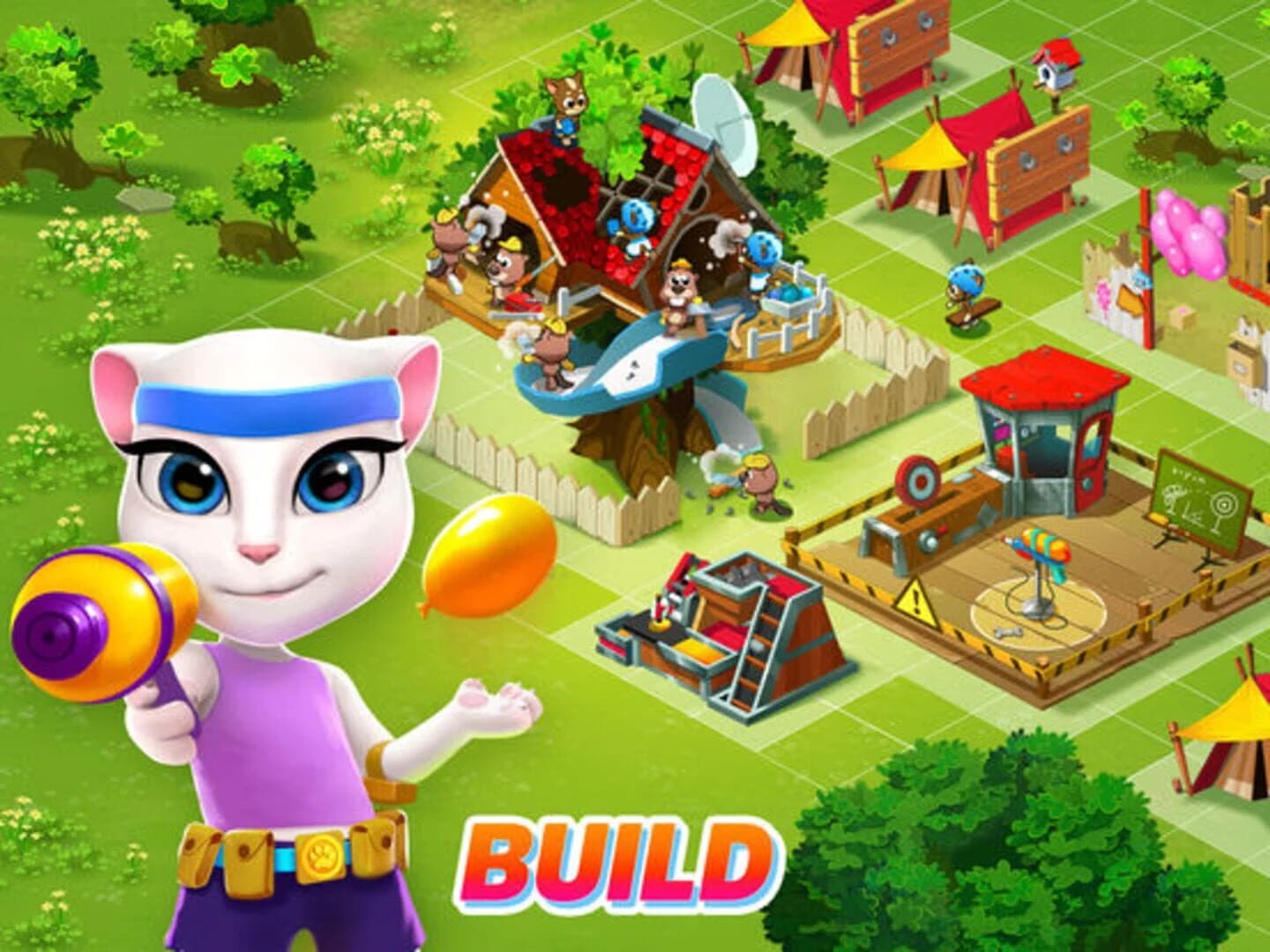 Talking Tom Camp screenshot 2