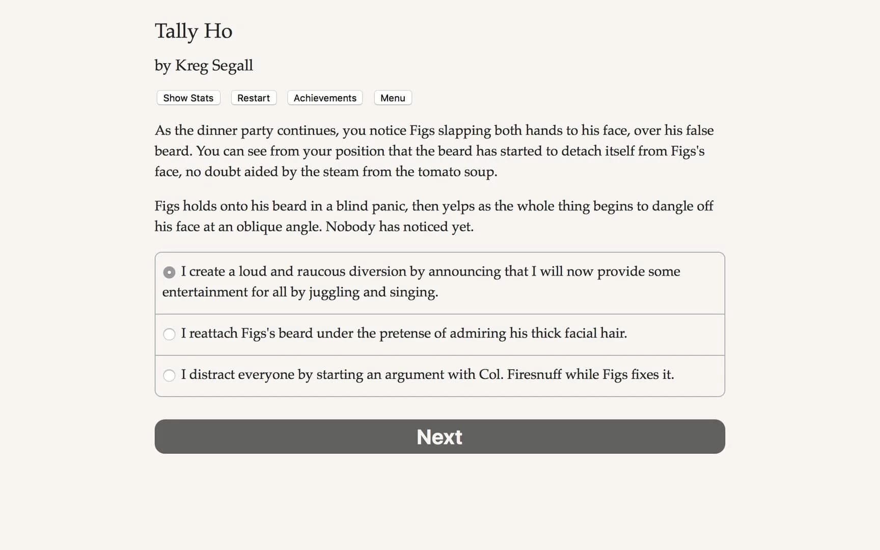 Tally Ho screenshot 1