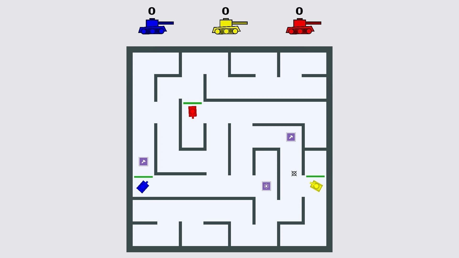 Tanks in Labyrinth screenshot 2