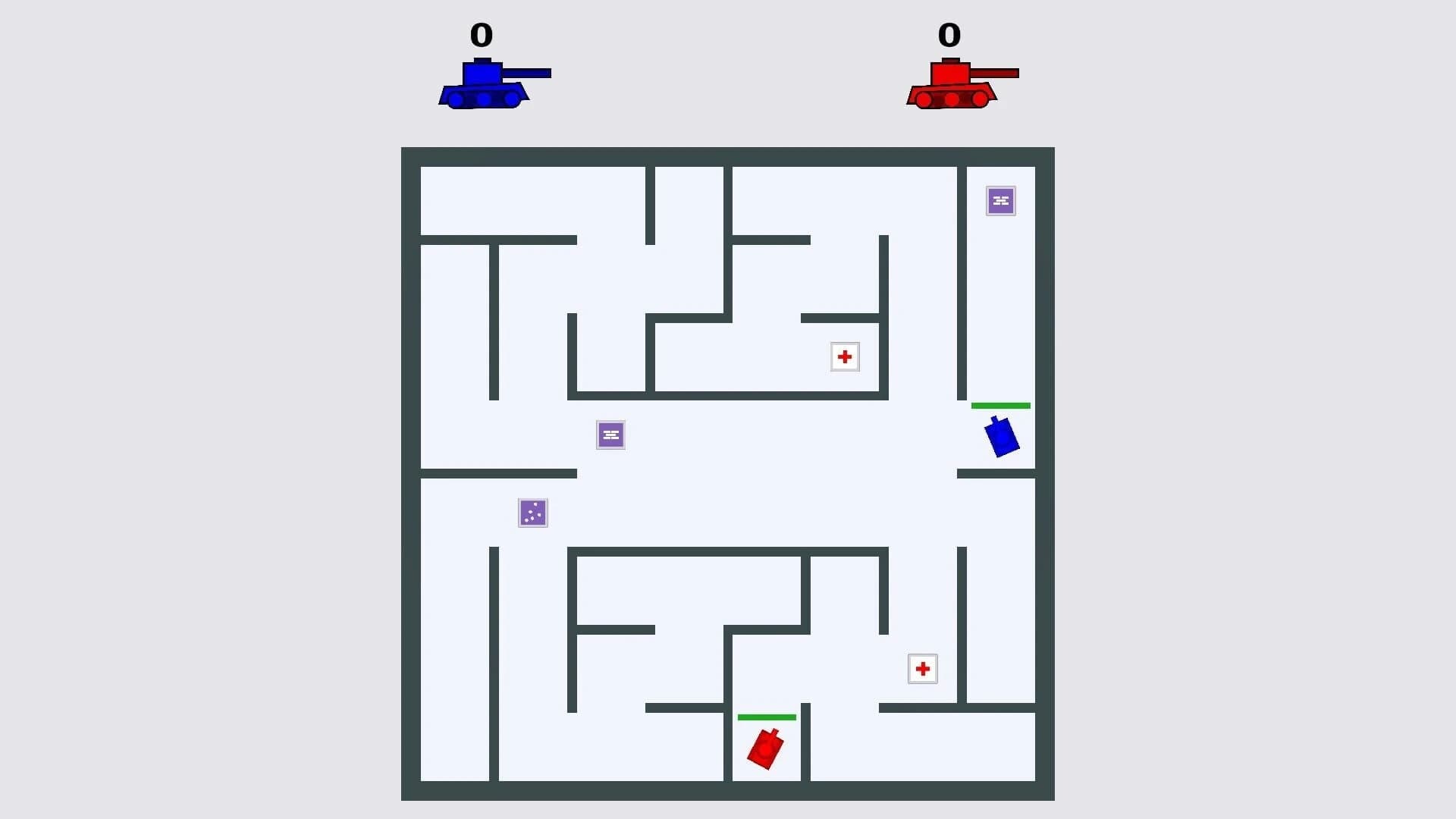 Tanks in Labyrinth screenshot 1