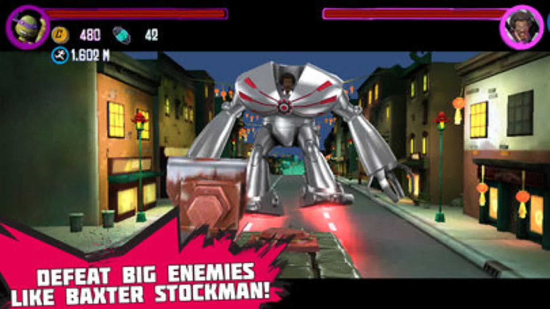 Teenage Mutant Ninja Turtles: Rooftop Run screenshot 1