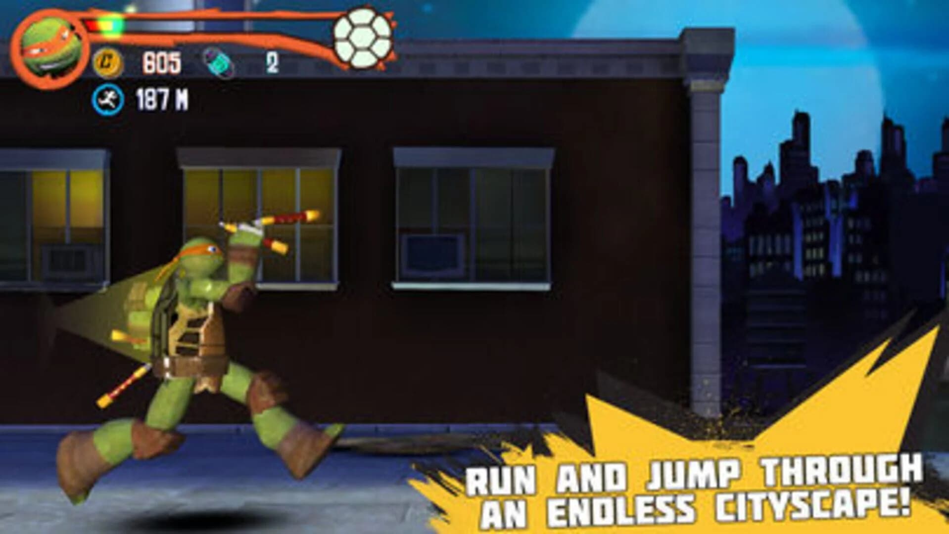 Teenage Mutant Ninja Turtles: Rooftop Run screenshot 2