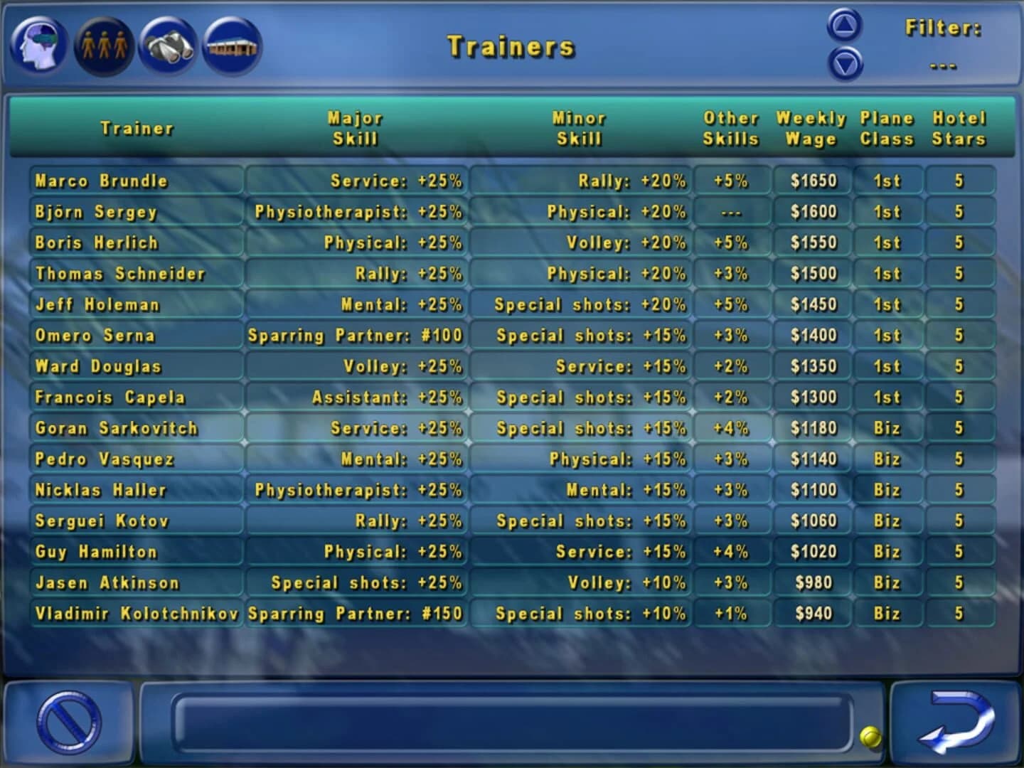 Tennis Elbow Manager screenshot 4